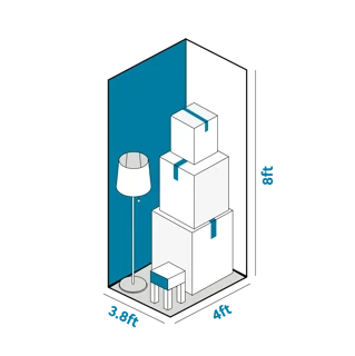 15 sq ft Room storage unit