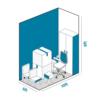 50 sq ft Storage storage unit
